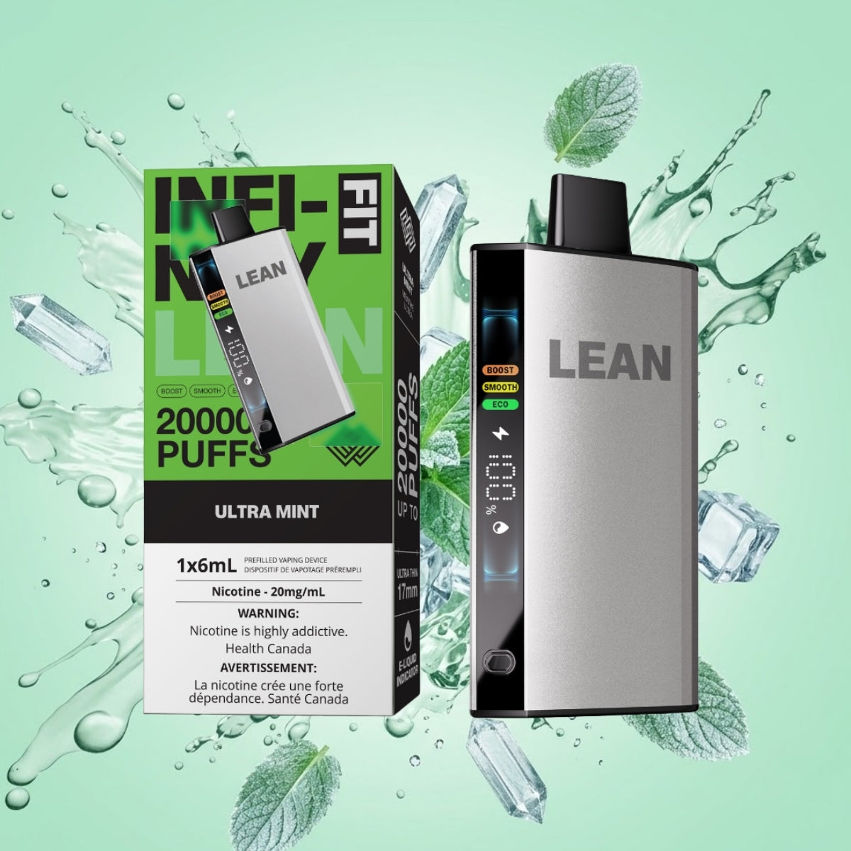 infinity lean fit 20k disposable vape ultra mint flavor.jpg infinity lean fit 20k disposable vape ultra mint flavor.jpg