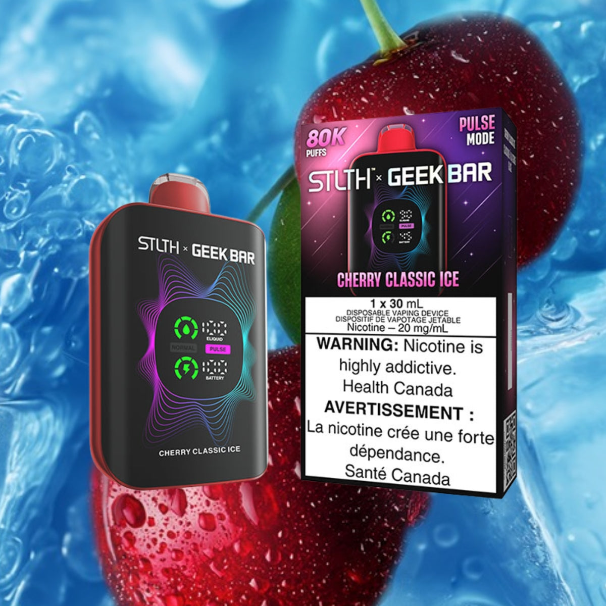 stlth x geekbar disposable vape cherry classic ice flavour.jpg stlth x geekbar disposable vape cherry classic ice flavour.jpg