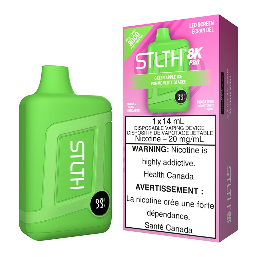 stlth 8k pro disposable vape device green apple ice.jpg stlth 8k pro disposable vape device green apple ice.jpg